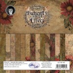 Paper Collection Set 20cm*20cm Buttefly Effect 250 gsm (14 sheets, 14 designs, 2x7 double-sided sheets, bonus design)