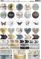 Stickers Back in Time (ENG) A4 (1 sheet)