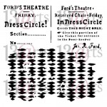 Stencil Dress Circle - Back in Time, 15x15 cm thickness 1 mm