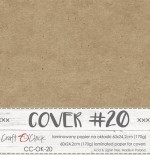Cover 20, 60x24,2cm, laminated paper 170 gsm, matte finish (for albums max 20x20cm)