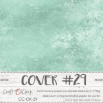 Cover 29, 60x24,2cm, laminated paper 170 gsm, matte finish (for albums max 20x20cm)