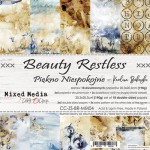 Paper Collection Set 20,3x20,3cm Beauty Restless, Mixed Media, 250 gsm (clr 20)