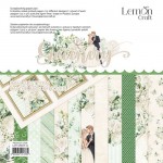 Paper Pad Greenery 30,5x30,5cm, 250 gsm (6 double-sided sheets, 12 designs, bonus design 30,5x30,5 cm on the cover)