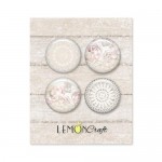 Buttons Linien Story (self adhesive, dia around 2,5 cm)