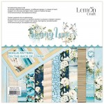 Paper Pad Sunny Love 20,3x20,3cm, 250 gsm (18 sheets, 12 designs, 3x6 double-sided sheets + bonus design on the cover)