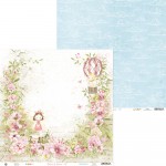 Double-sided paper 30,5x30,5cm Believe in Fairies - 02, 240 gsm (1 sheet)