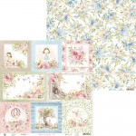 Double-sided paper 30,5x30,5cm Believe in Fairies - 05, 240 gsm (1 sheet)