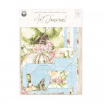 Set of elements for travel journal Believe in Fairies, 33 pcs, 240 gsm (6 double-sided cards with rounded corners 10,2x20,5cm, 9 paper tabs, 6 small and 6 big triangle pockets, 6 rectangle pockets)