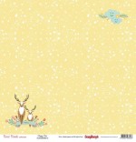 Single-sided Paper Set (12*12-190GSM) Forest Friends - Happy Deer , 1 Sheet (clr 70)