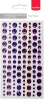 Adhesive gems set 4 – 120 pcs (10x3mm, 10x5mm, 10x7mm)x 4 colors