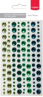 Adhesive gems set 6 – 120 pcs (10x3mm, 10x5mm, 10x7mm)x 4 colors