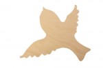 Blank wooden bird 15x13?m