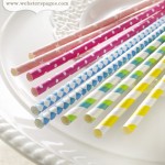Bundle of Paper Straws – Party Time! (clr 80)