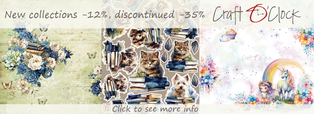Craft O’Clock - 2 new collections and -12% special offer