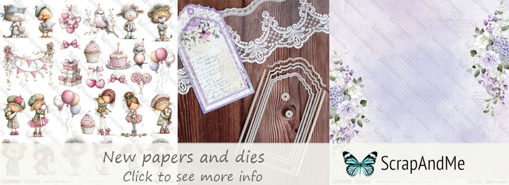 New collections and dies from ScrapAndMe