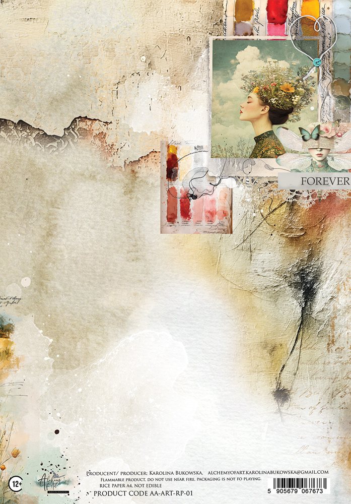 Rice paper 1, Art, A4 (21x29,7cm) 25-30g