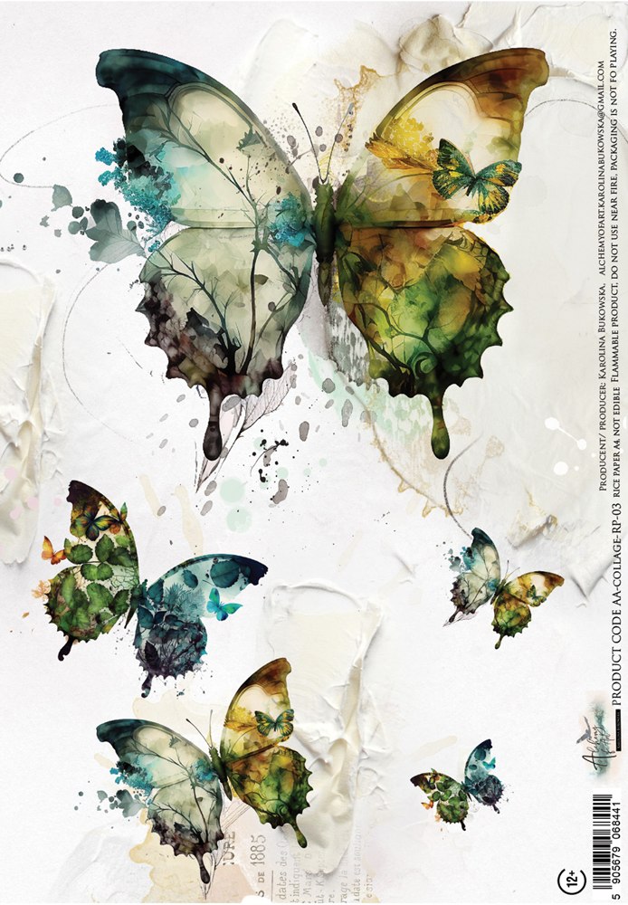 Rice paper 3, Collage, A4 (21x29,7cm) 25-30g Rice paper 3, Collage, A4 (21x29,7cm) 25-30g