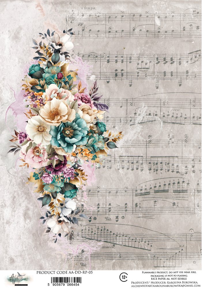 Rice paper 5, Dreamy Dreams, A4 (21x29,7cm) 25-30g