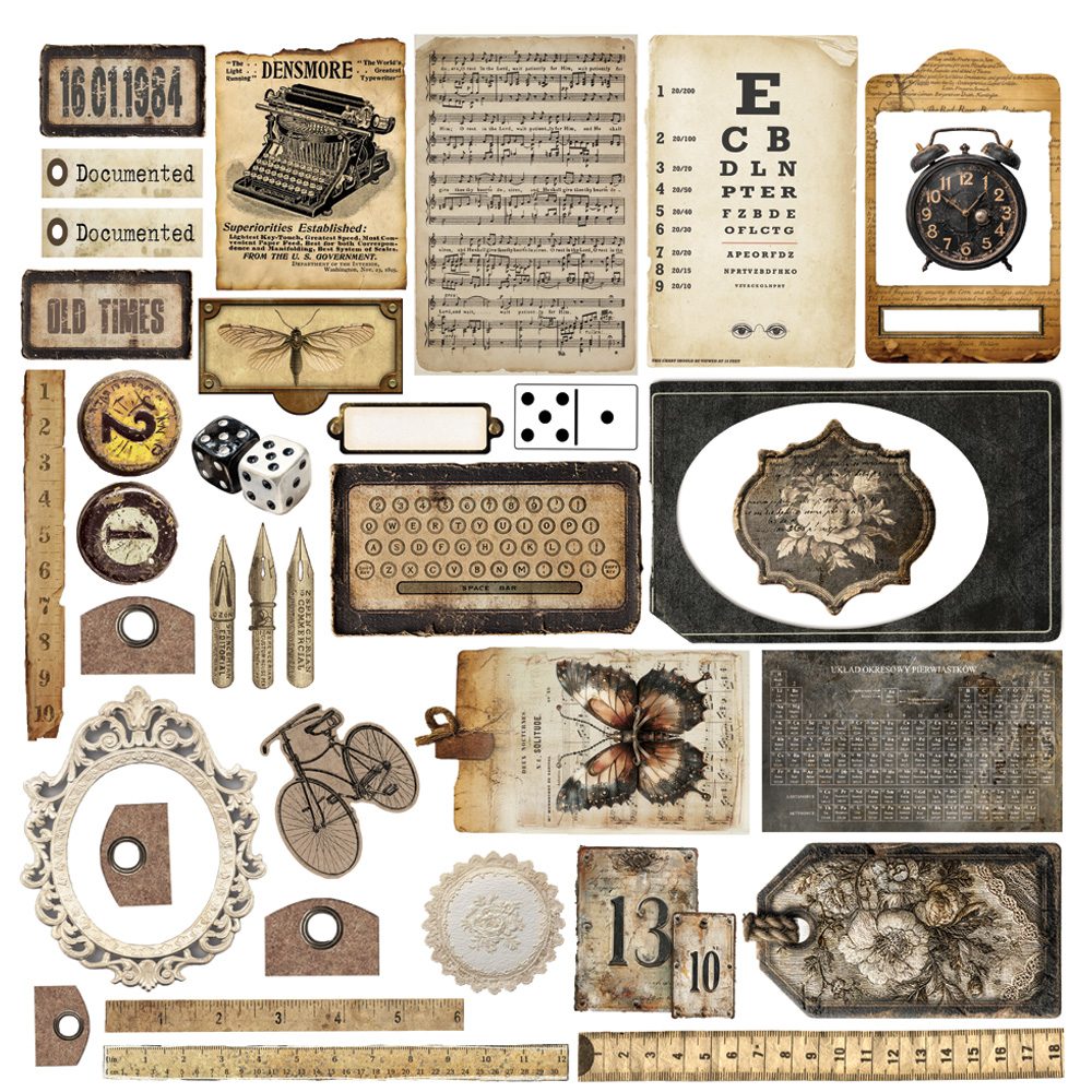 Fabric extras to cut 3, In Silence, (1 sheet 32x32cm)