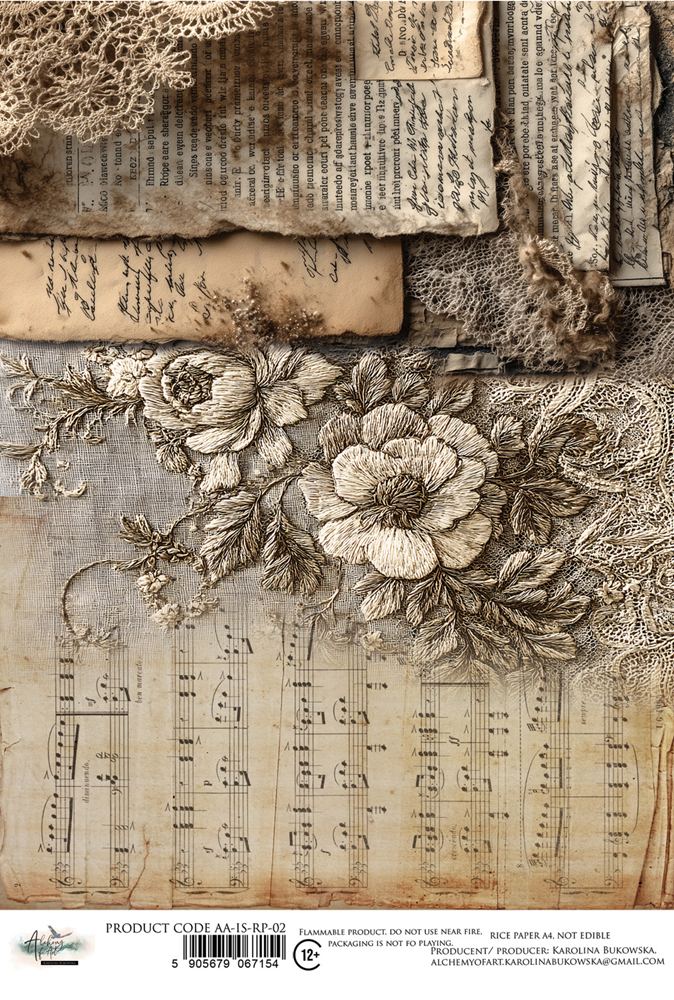 Rice paper 2, In Silence, A4 (21x29,7cm) 25-30g