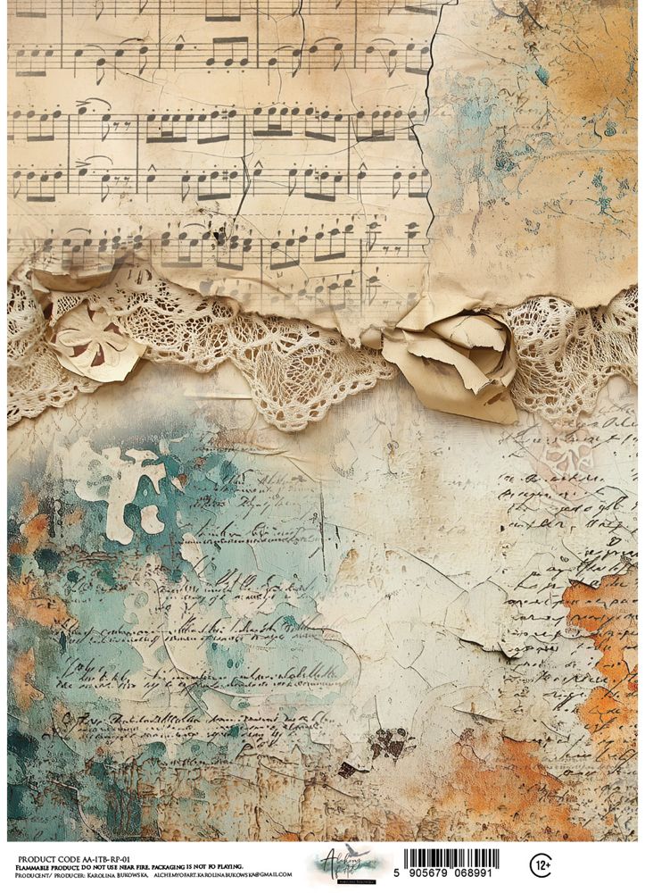 Rice paper 1, In the Library, A4 (21x29,7cm) 25-30g Rice paper 1, In the Library, A4 (21x29,7cm) 25-30g