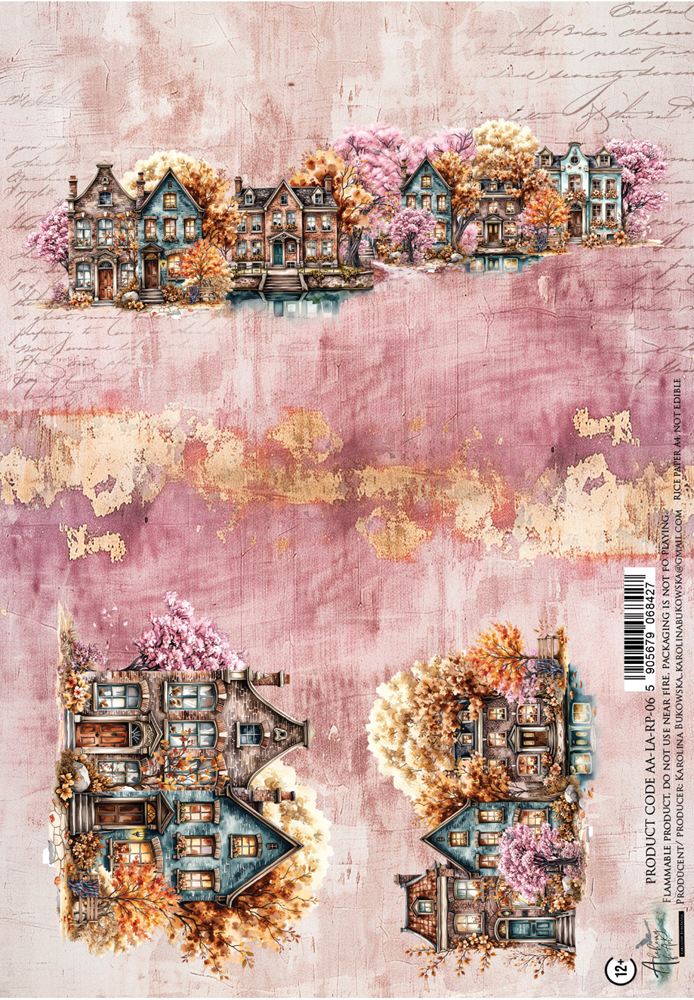 Rice paper 6, Lovely Autumn, A4 (21x29,7cm) 25-30g