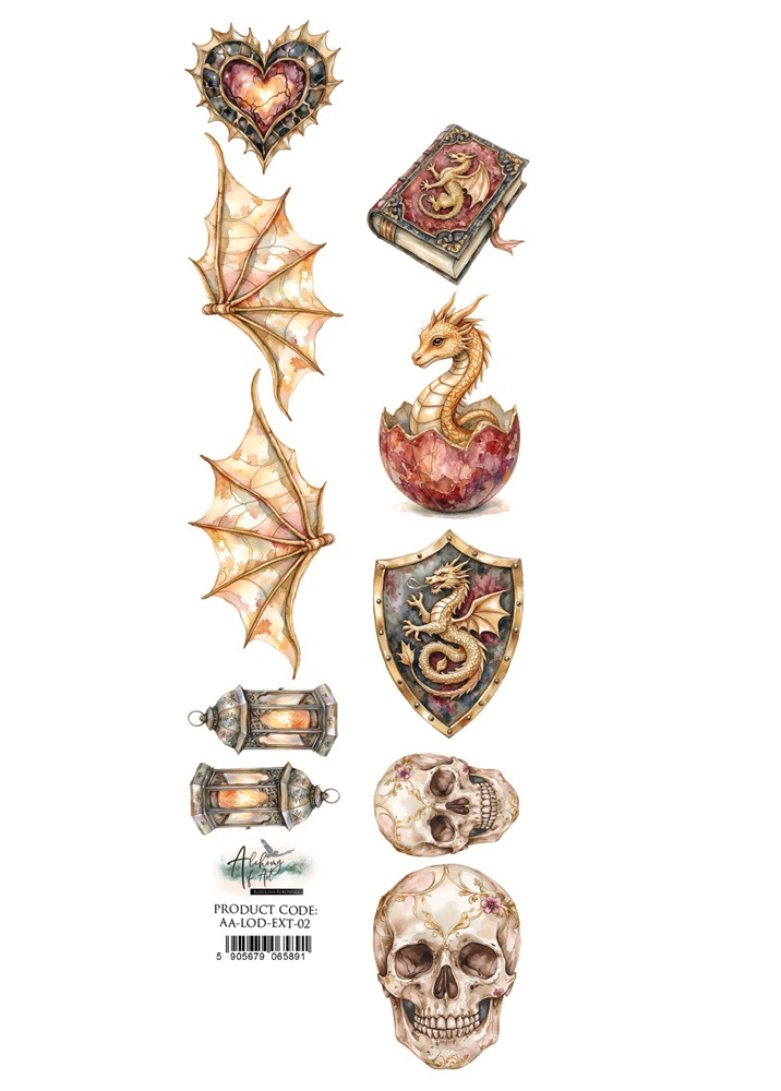 Paper 30x5 cm – The Legends Of The Dragons 02