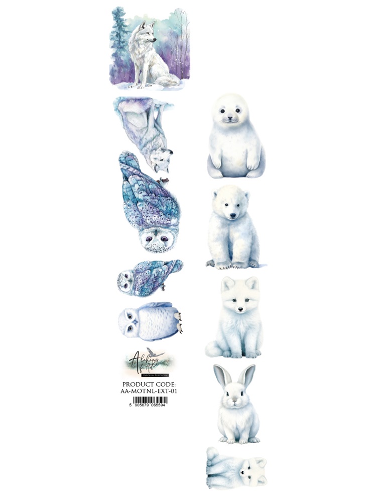 Paper 30x5 cm – Magic of the Northern Lights 01