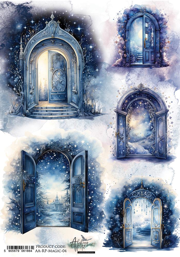 Rice paper 4, Legends of the Magic School, A4 (21x29,7cm) 25-30g