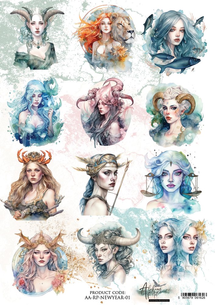 Rice paper New Year, In Silence, A4 (21x29,7cm) 25-30g