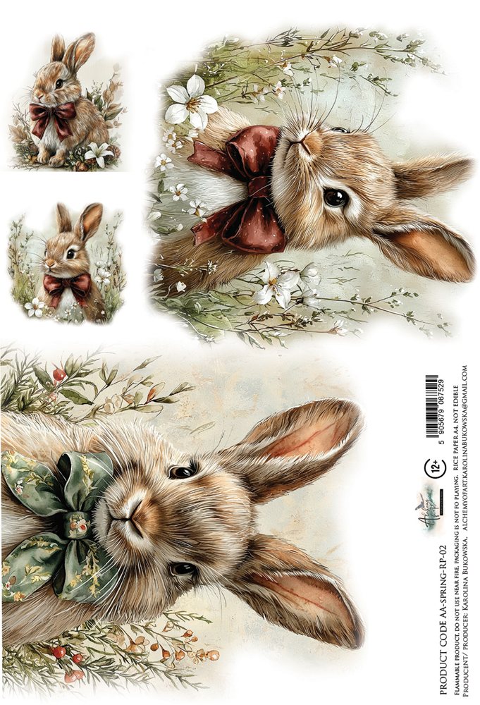 Rice paper 2, Spring, A4 (21x29,7cm) 25-30g