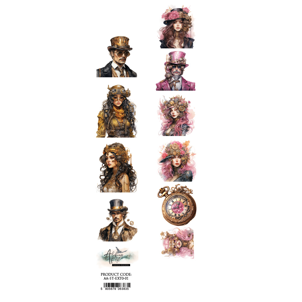 Paper 30x5 cm – Steampunk Time 01