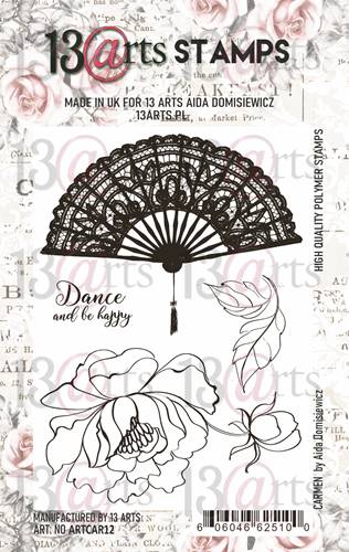 Set of photopolymer stamps A7 Carmen