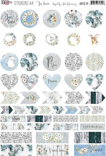 Stickers In Love (ENG) A4 (1 sheet)