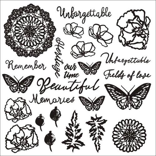 Chipboard Unforgettable, 30x30 cm, Beermat 1,5mm