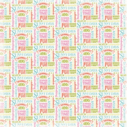 Summer Words Sheet of paper CB-SU28006