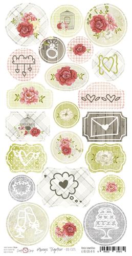 Die-cuts Always Together, 16x32cm, paper 250 gsm, pre-cut