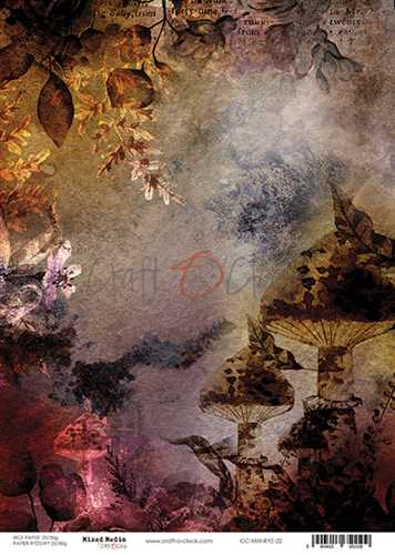 Rice paper A4 (21x29,7cm) Ominous Marshes, Mixed Media 2, 25/30g