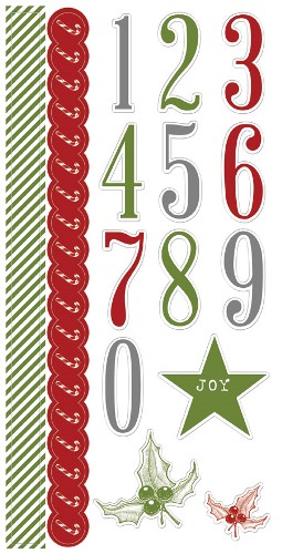 Candy Cane Lane: Chipboard (2 sheets per pack)