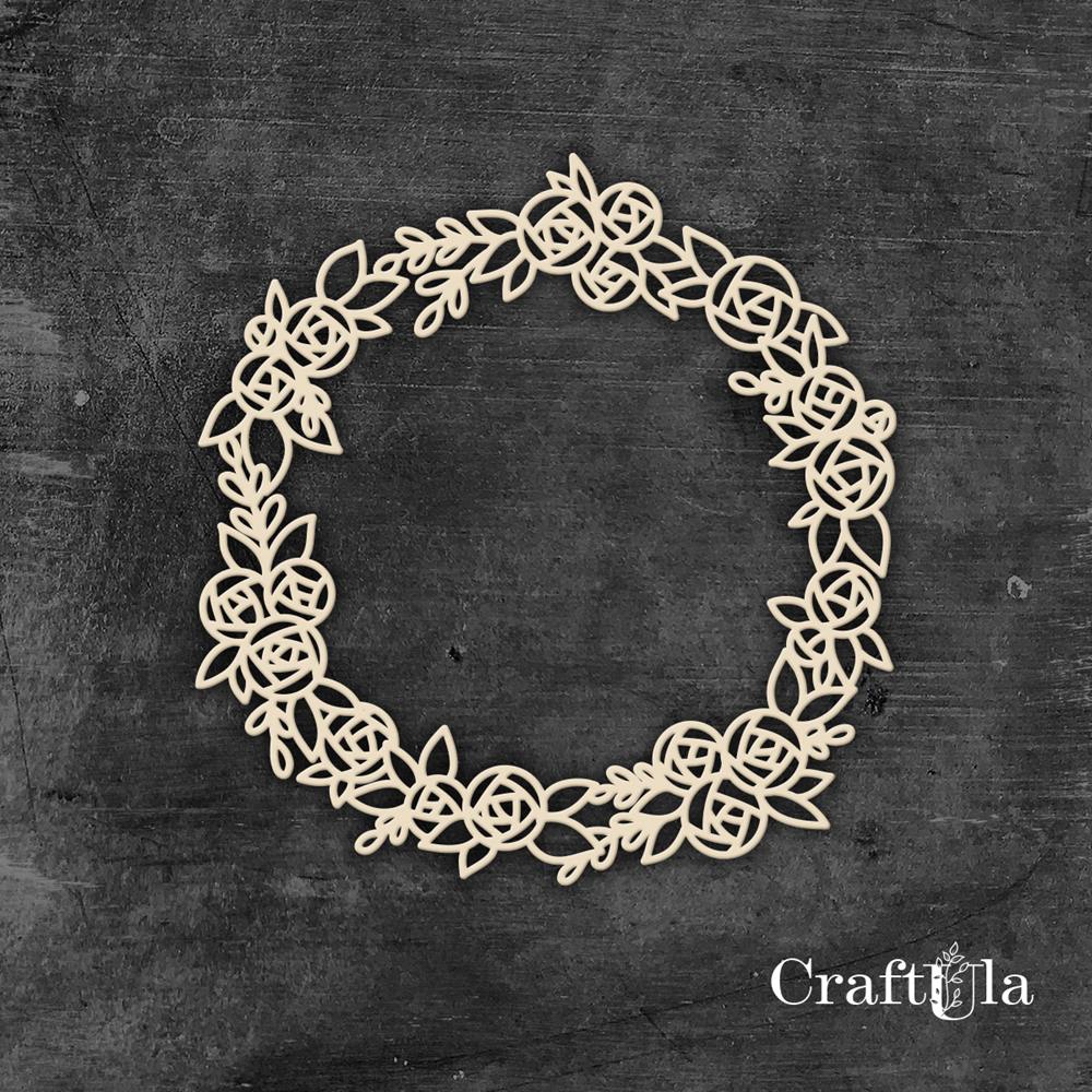 Set of Chipboard Frames 1123 (2 pcs, approx. 8,5x8,5x0,15cm)