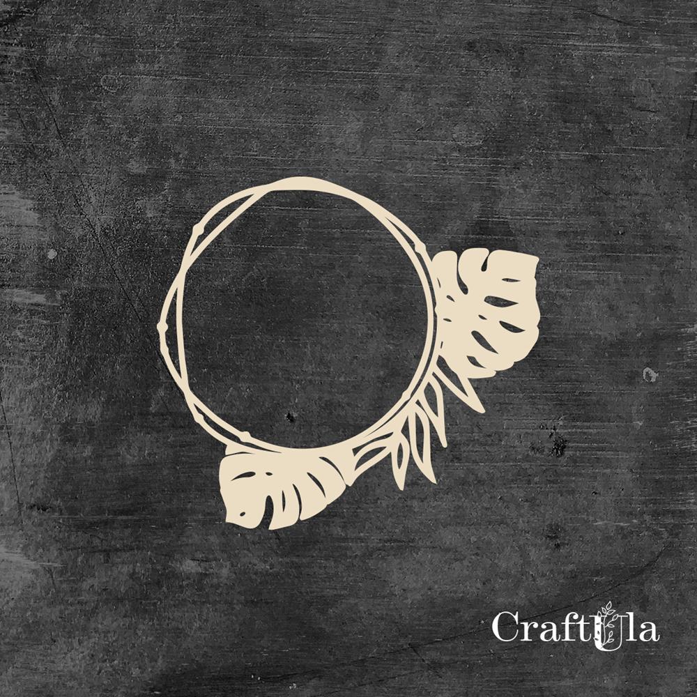 Chipboard Wreaths 2363 (2 pcs, dia aprox. 7x0,15cm)