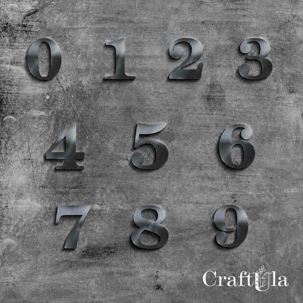 Set of mirrored silver plexiglass numbers 0-9 ((10 pcs, 4x5cm) Set of mirrored silver plexiglass numbers 0-9 ((10 pcs, 4x5cm)