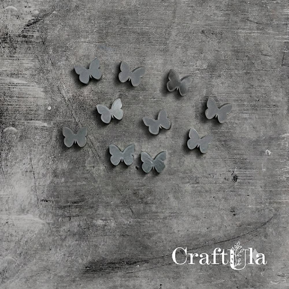Mirrored silver plexiglass Mini Butterflies (10 pcs, 2x1,5cm) Mirrored silver plexiglass Mini Butterflies (10 pcs, 2x1,5cm)