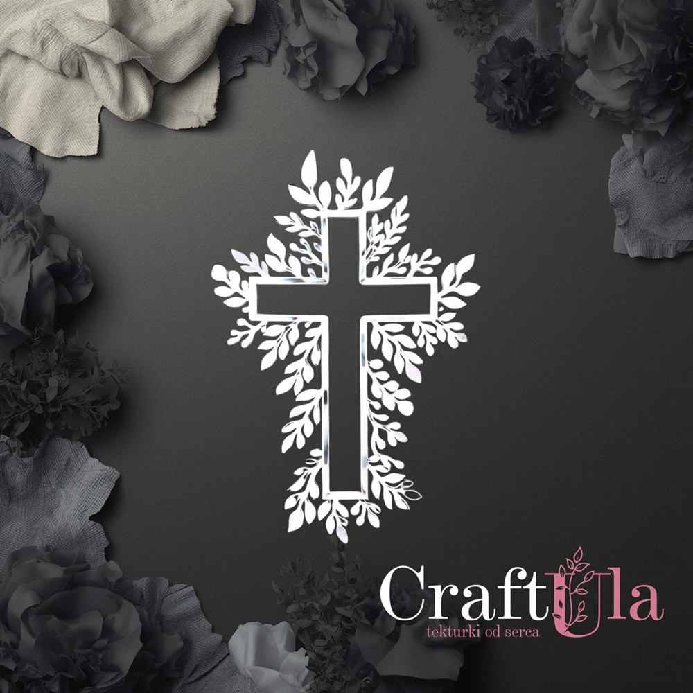 Mirrored silver plexiglass Holy Cross 149 (1 pcs, 5x7cm) Mirrored silver plexiglass Holy Cross 149 (1 pcs, 5x7cm)