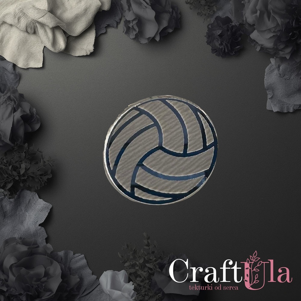 Mirrored silver plexiglass Volleyball Ball (2 pcs, 5x5cm) Mirrored silver plexiglass Volleyball Ball (2 pcs, 5x5cm)