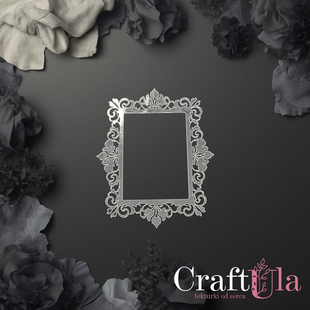 Mirrored silver plexiglass Frame 171 (1 pcs, 12x10cm) Mirrored silver plexiglass Frame 171 (1 pcs, 12x10cm)