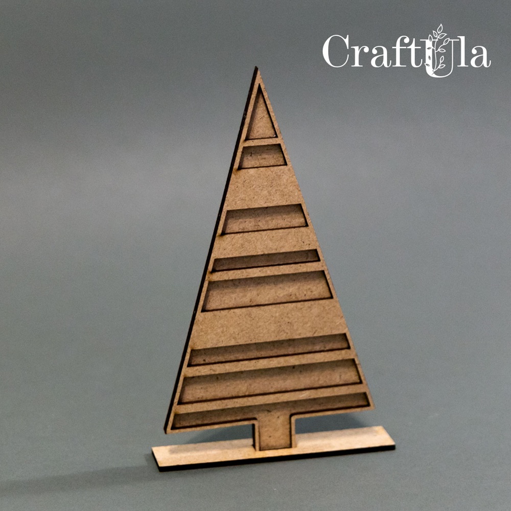 HDF Christmas Tree 2L (25x14,5x0,3 cm +stand)
