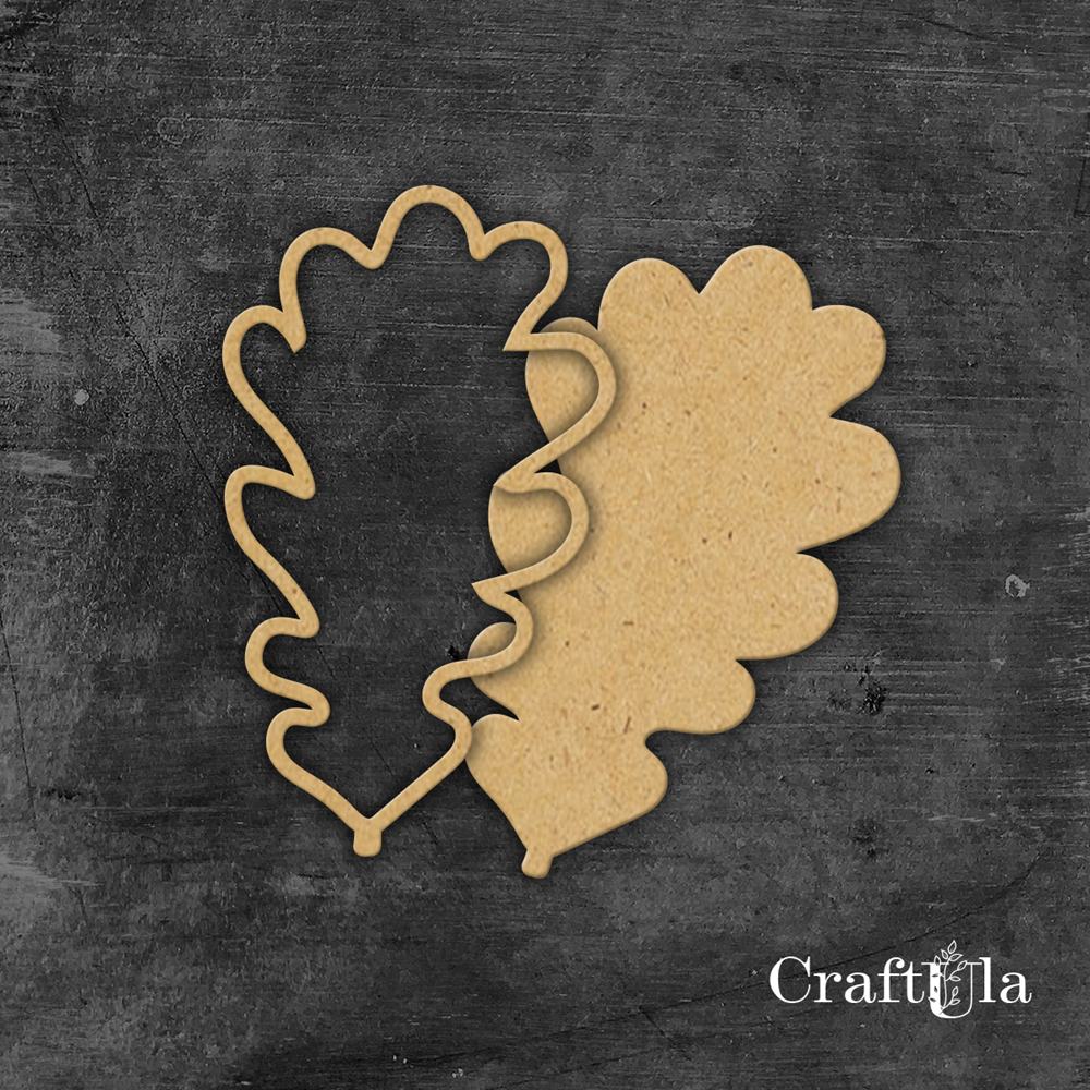 HDF Oak leaf, 2 layers (20x0,3 cm)