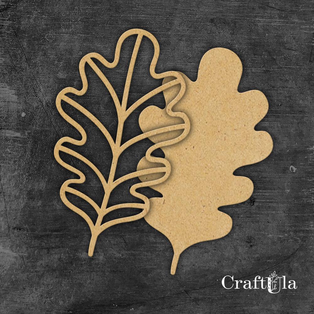 HDF Oak leaf 2, 2 layers (20x0,3 cm)