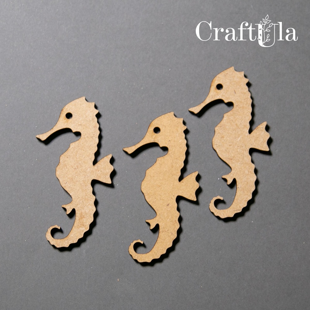 Mini HDF Seahorse (3 pcs, 8-4cx0,3cm)